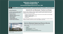 Desktop Screenshot of hydronics-env.com